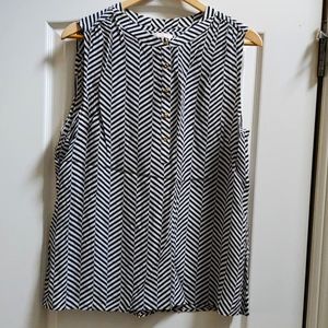 Silk Banana Republic sleeveless shell